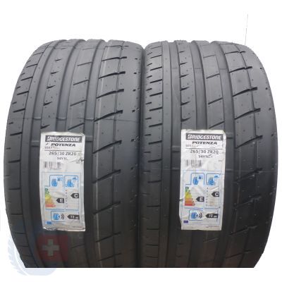 2 x BRIDGESTONE 265/30 ZR20 94Y XL Potenza S007 R02 Lato 2020