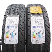 3. Opony 195/75 R16C 4x CONTINENTAL 107/105R ContiVanContact 100  Letnie 2022 Jak Nowe 