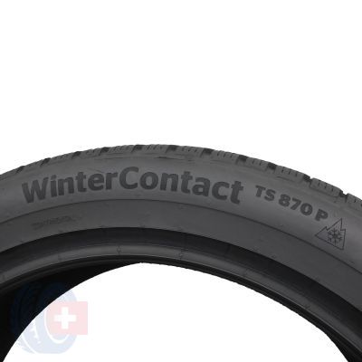 7. Opony 245/45 R19 2x CONTINENTAL 102V XL WinterContact TS870P Zimowe 2023 Jak Nowe 7,5-8mm