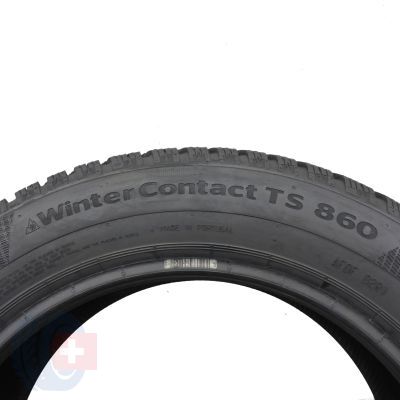 6. 4 x CONTINENTAL 205/55 R16 91H WinterContact TS 860 Zima 2019 8.2mm 