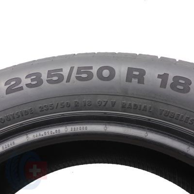 5. 4 x CONTINENTAL 235/50 R18 97V M0 ContiSportContact 5 SUV Lato 2016 7mm