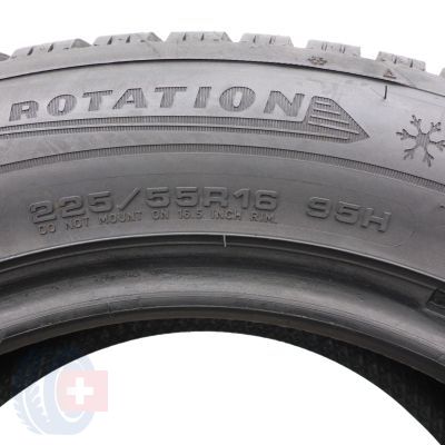 3. 1 x DUNLOP 225/55 R16 95H WinterSport 5 Zima 2015 6,8mm