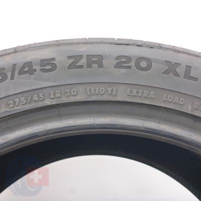 5. Opony 275/45 R20 2x CONTINENTAL 110Y XL NO ContiSportContact 5P Letnie 2022 Nieużywane
