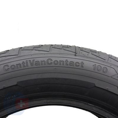 6. Opony 195/60 R16C 4x CONTINENTAL 99/97H ContiVanContact 100 Letnie 2022 Jak Nowe