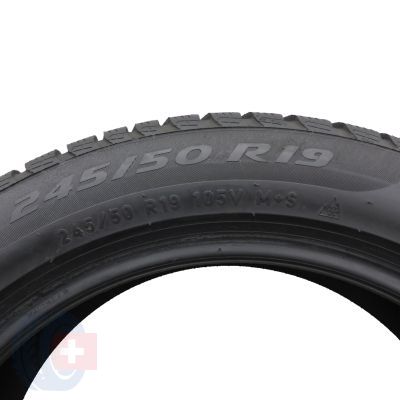 5. 4 x PIRELLI 245/50 R19 105V XL Sottozero 3 Winter Run Flat BMW Zima 2018 6,5mm