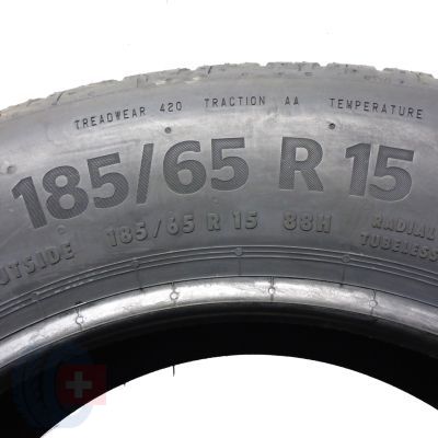 3. 1 x CONTINENTAL 185/65 R15 88H EcoContact 6 Lato 2022 Jak Nowa Nieużywana