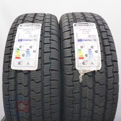 Opony 225/65 R16C 2x CONTINENTAL 112/110R VancoFourSeason2 Wielosezonowe 2024 Nieużywane 