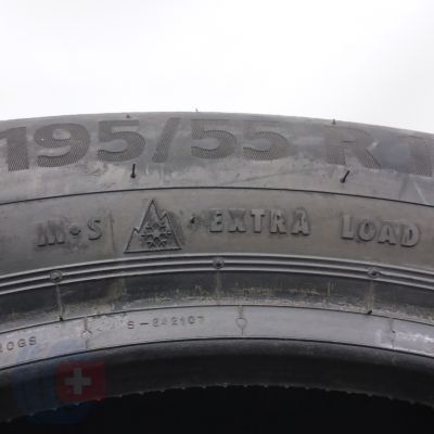 7. Opony 195/55 R16 2x CONTINENTAL 91H XL  AllSeason Contact Wielosezonowe 2021 