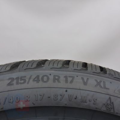 7. Opony 215/40 R17 4x CONTINENTAL 87V WinterContact TS 870 Zimowe 2022/23 