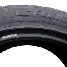 8. 4 x CONTINENTAL 295/40 R20 110Y XL R01 6mm CrossContact UHP Lato