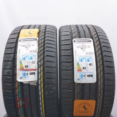 Opony 245/35 R18 2x CONTINENTAL 88Y ContiSportContact 5 RFT BMW Letnie 2019 