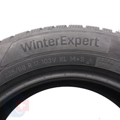 7. Opony 225/60 R17 4x UNIROYAL 103V XL WinterExpert Zimowe 2022 7-7,8mm 21 Jak Nowe Nieużywane