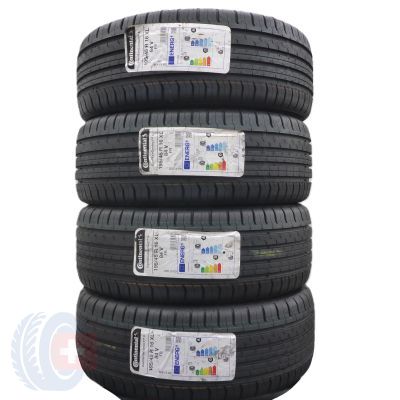 Opony 195/45 R16 4x CONTINENTAL 84V XL ContiEcoContact 5 Letnie 2022 Jak Nowe Nieużywane 