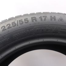 5. Opony 225/55 R17 2x CONTINENTAL 97H WinterContact TS 850 P A0 Zima 2021 Jak Nowe   