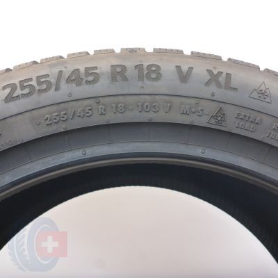 5. Opony 255/45 R18 2x CONTINENTAL 103V XL WinterContact TS 870 P Zimowe 2023 Jak Nowe