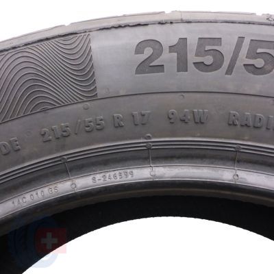 5. 4 x CONTINENTAL 215/55 R17 94W ContiPremiumContact 5 Seal Lato 2023 Jak Nowe