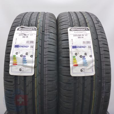 Opony 225/60 R17 2x CONTINENTAL 99H EcoContact 6 Letnie 2021 