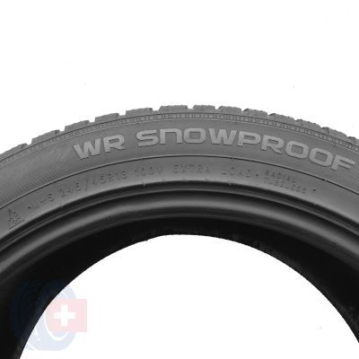 5. 4 x NOKIAN 245/45 R18 100V XL WR Snowproof Zima 2019 6,2-6,5mm