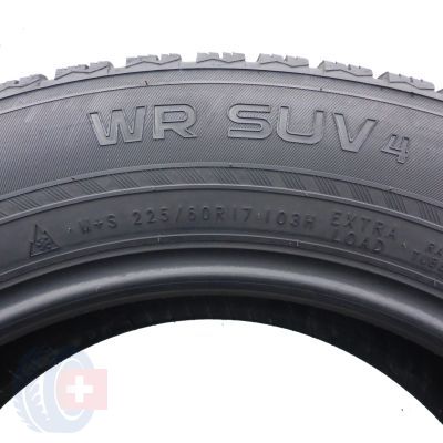 4. 2 x NOKIAN 225/60 R17 103H XL WR SUV 4 Zima 2021 5,8-6,8mm