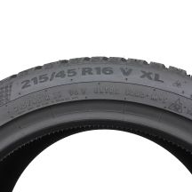6. Opony 215/45 R16 2x CONTINENTAL 90V XL WinterContact TS 860 Zimowe 2020 Nieużywane 