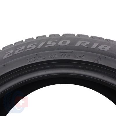 5. 2 x PIRELLI 225/50 R18 99H XL Sottozero 3 Winter AO Zima 6-6,4mm 2022