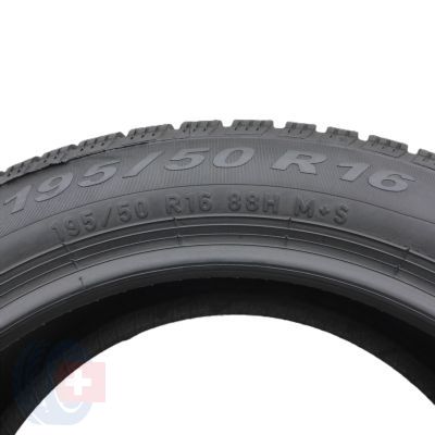 7. Opony 195/50 R16 4x PIRELLI 88H XL Winter 210 SnowControl Serie 3 Zimowe 2020 Jak Nowe Nieużywane