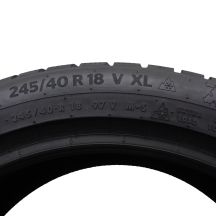 6. 4 x CONTINENTAL 245/40 R18 97V XL WinterContact TS870P Zima 7,7-8,2mm 2022