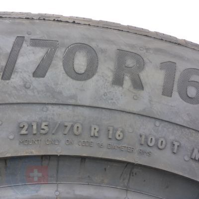 6. Opony 215/70 R16 2x CONTINENTAL 100T WinterContact TS870P Zimowe Nieużywane 2022