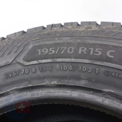 6. Opony 195/70 R15C 4x BARUM 104/102T Vanis 3 Letnie 2023 Nieużywane