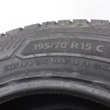 6. Opony 195/70 R15C 4x BARUM 104/102T Vanis 3 Letnie 2023 Nieużywane