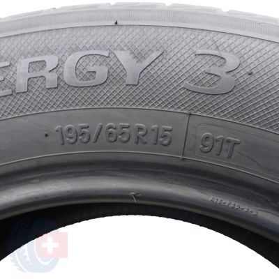 4. 2 x TOYO 195/65 R15 91T Nano Energy 3 Lato 6,5-6,7mm 2020