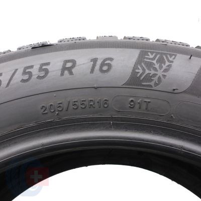 6. Opony 205/55 R16 4x MICHELIN 91T Alpin 6 Zimowe 2020 7,3-7,5mm