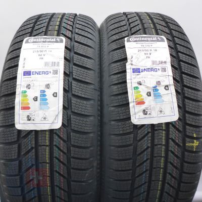 3. Opony 215/50 R18 4x CONTINENTAL 92V WinterContact TS 870 P Zimowe 2024 Jak Nowe