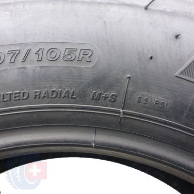 5. Opona 195/75 R16C 1x BRIDGESTONE 107/105R Blizzak W800 Letnia M+S 2017 Jak Nowa Nieużywana