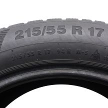 5. 2 x CONTINENTAL 215/55 R17 94H WinterContact TS850P Seal Zima 6,8mm 2016