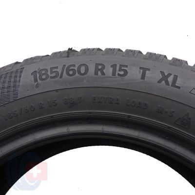 4. 2 x CONTINENTAL 185/60 R15 88T XL WinterContact TS860 Zima 2018 6,8-7,2mm