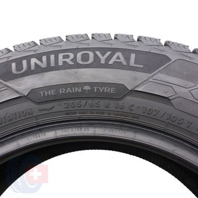 4. 2 x UNIROYAL 205/65 R16C 107/105T Snow Max 3 Zima 2020 8mm Jak Nowe