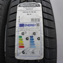 2. Opony 195/55 R20 2x CONTINENTAL 95H XL WinterContact TS 870 P Zimowe 2024 Jak Nowe Nieużywane