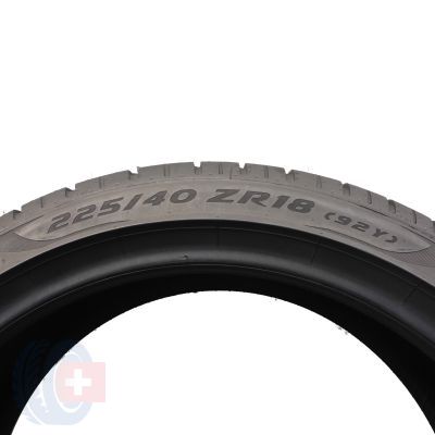 4. Opona 225/40 R18 1x PIRELLI 92Y XL PZero PZ4 Letnia 2022 Jak Nowa 7mm