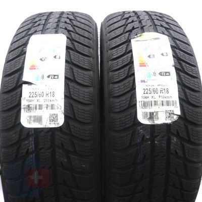 Opony 225/60 R18 2x NOKIAN 104H XL WR SUV 3 Zimowe 2016 Nieużywane