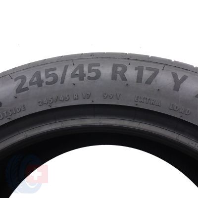 3. 1 x CONTINENTAL 245/45 R17 99Y PremiumContact 6 Lato 2019 Jak Nowa Nieużywana