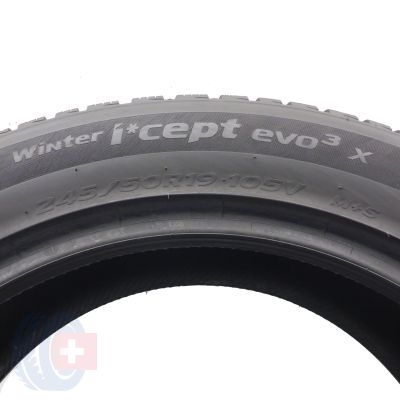 6. Opony 245/50 R19 4x HANKOOK 105V XL Winter I Cept evo 3x W330A Zimowe 2021 6-7mm