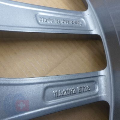 10. 4 x Alufelgi 21 MERCEDES 5x112 Et52,5/38 10/11J Original AMG TPMS