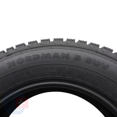 5. 4 x NOKIAN 215/65 R16 102T XL Nordman 5 SUV 2016 Zima KOLCE 9,2mm