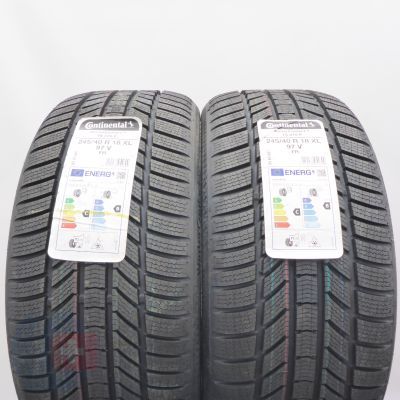 Opony 245/40 R18 2x CONTINENTAL 97V WinterContact TS 870 P Zimowe 2022  
