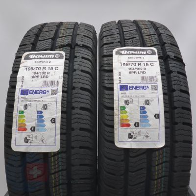 4. Opony 195/70 R15C 4x BARUM 104/102R SnoVanis 3 Zimowe 2023 