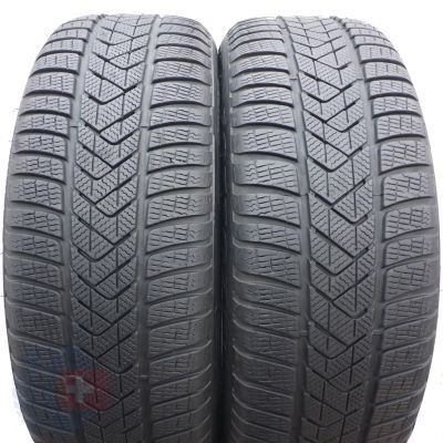 4. 4 x PIRELLI 245/50 R19 105V XL Sottozero 3 Winter Run Flat BMW Zima 2018 6,5mm