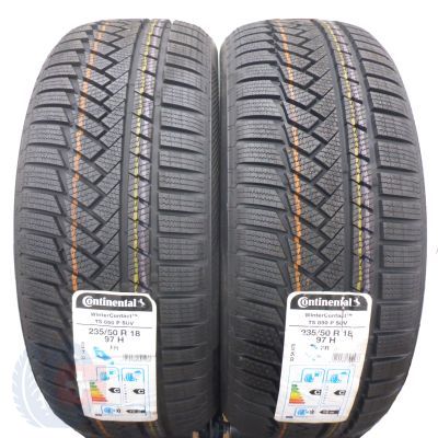 5. 4 x CONTINENTAL 235/50 R18 97H WinterContact TS850P SUV Zima 2019 Jak Nowe 