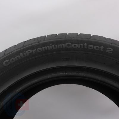 6. Opony 235/55 R17 2x CONTINENTAL 99W ContiPremiumContact 2 Letnie 2022 Jak Nowe 8,5mm