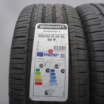 2. Opony 225/55 R16 2x CONTINENTAL 99Y XL EcoContact 6 Letnie 2023